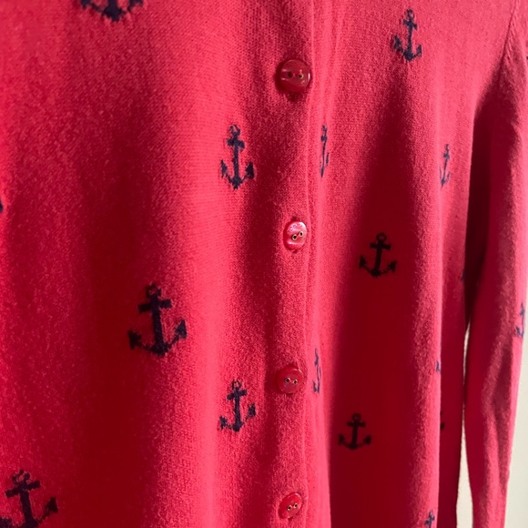 Tommy Hilfiger 100% Pima Cotton Anchor Cardigan - Picture 3 of 4
